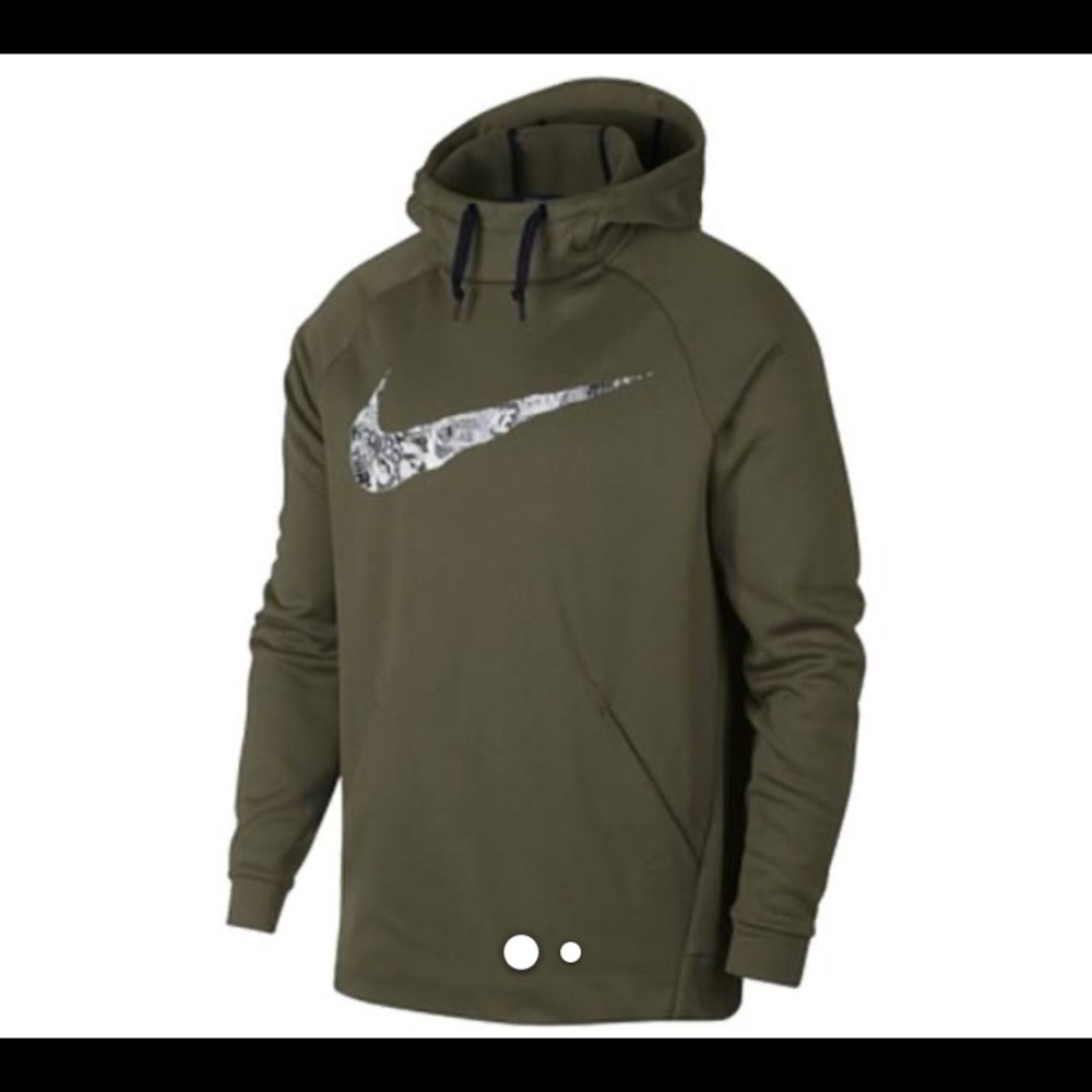 NWT Nike Men’s Dri-fit Green Therma Hoodie-932007